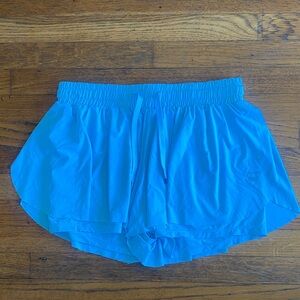 Women's Blue Athletic Shorts